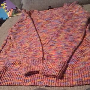 a.n.a Colorful Knit Women's Sweater